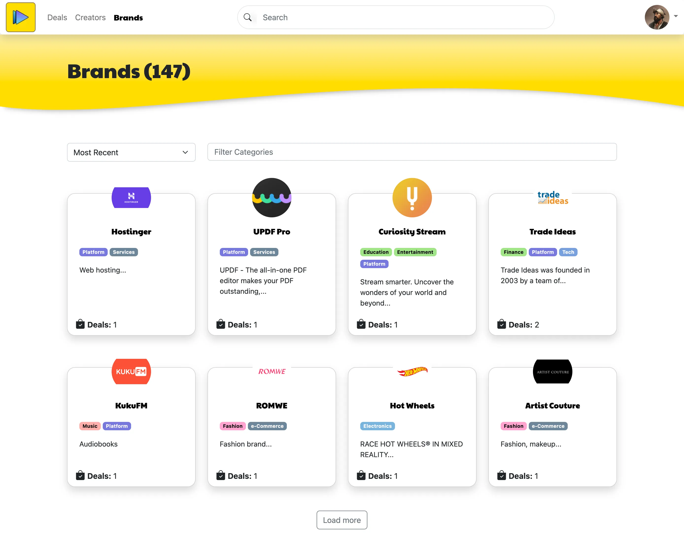 CreatorSquare brands