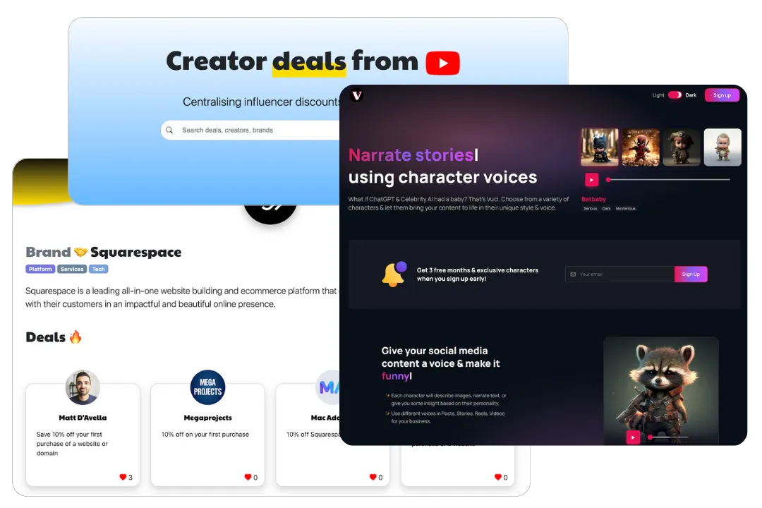 Product UI & brand work