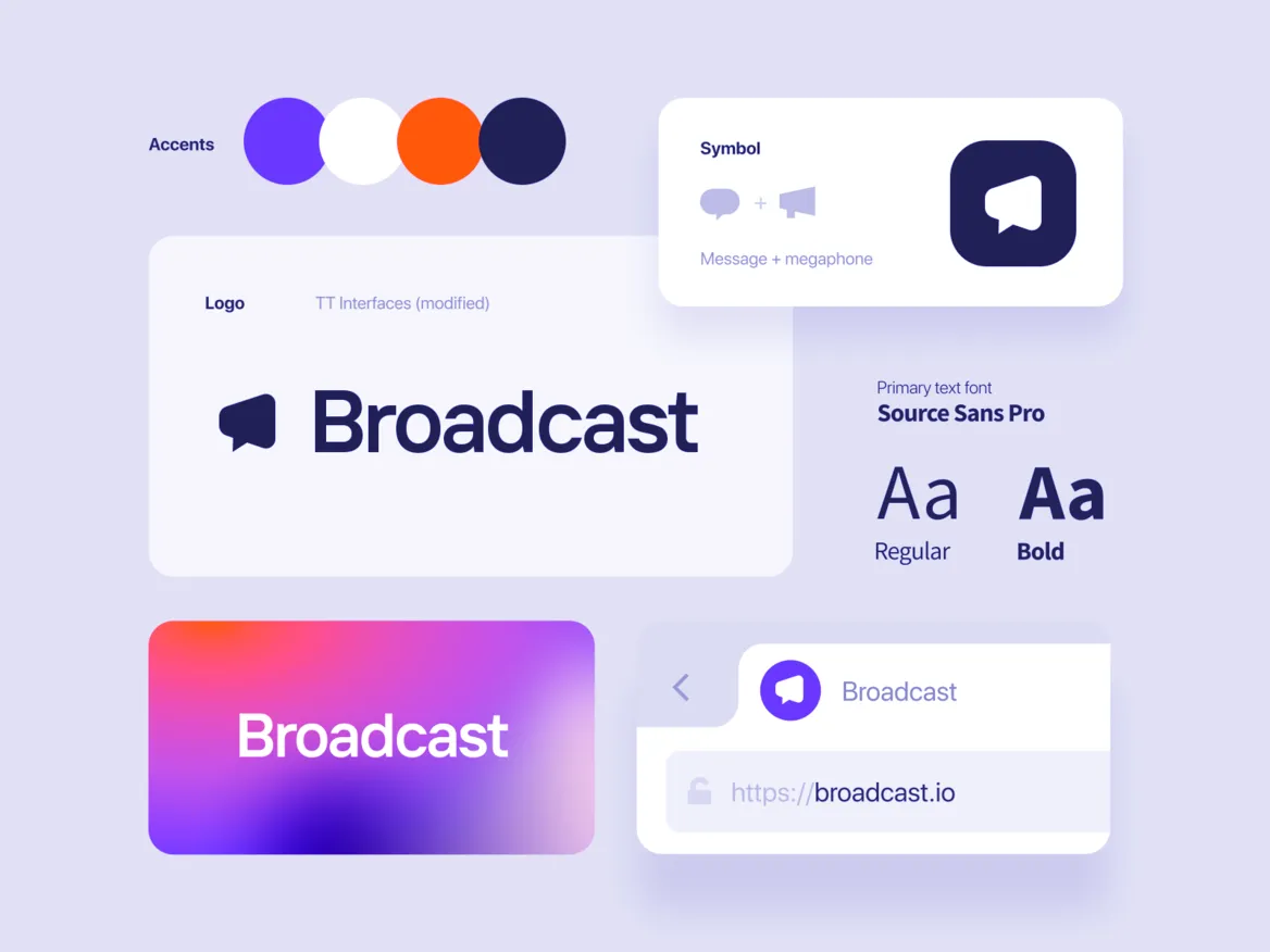 Brand identity system — logo, palette, type, applications